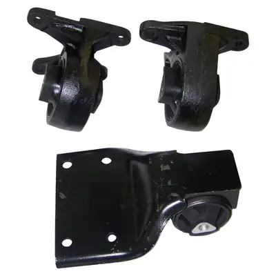Crown Automotive Jeep Replacement 2002-2004 Liberty KJ w/ 2.4L engine & Manual Transmission; Includes 2 engine mounts and 1 transmission mount