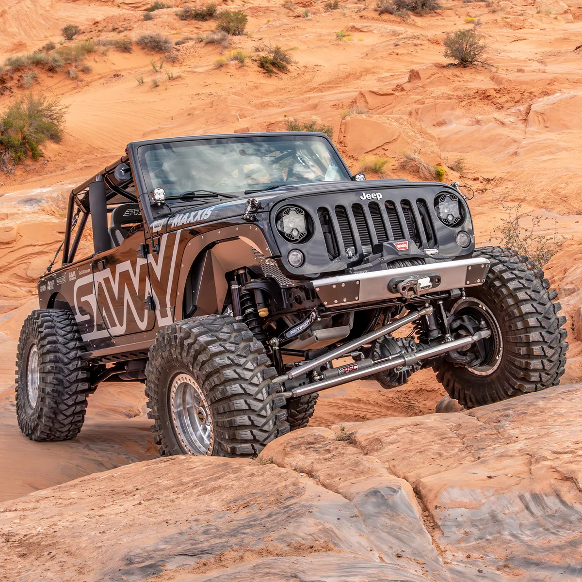 0718 Wrangler Legacy Front Bumper Witho Hoop Raw product image
