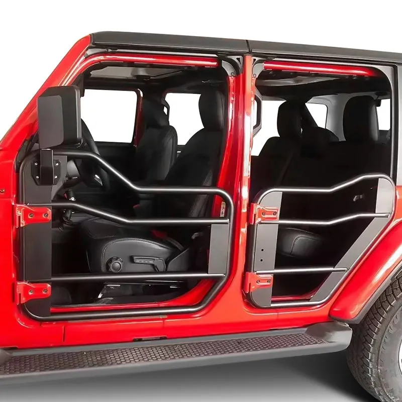 Cross Bar Tube Doors with Side View Mirror for 2018-2026 Wrangler & Gladiator JT product image