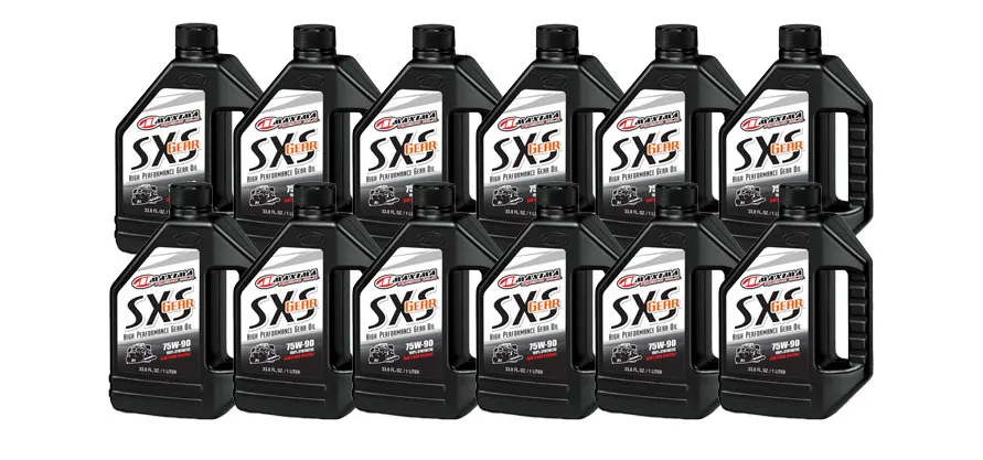 Maxima SXS Synthetic Gear Oil 75w90 Case 12 x 1 Liter