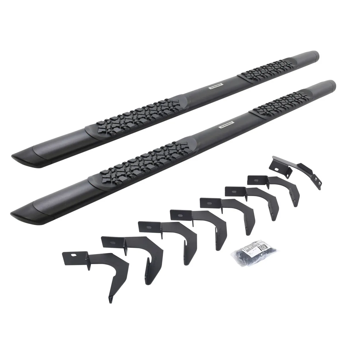 Go Rhino V3423580T - V3 Series Aluminum Side Steps with Mounting Brackets - Textured Black product image