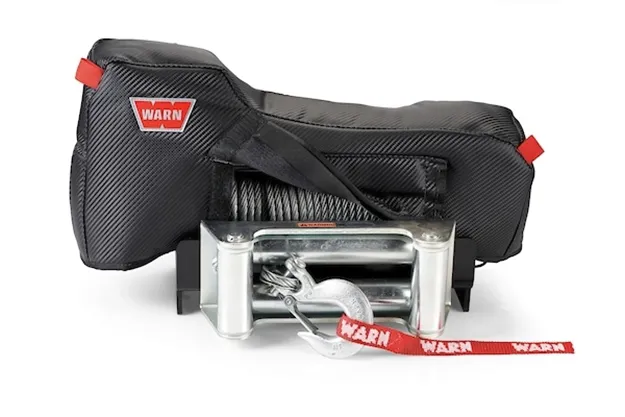 WARN - Fits M8/ XD9/ 9.5XP/ VR8000/ VR10000/ VR12000 Winches; Vinyl With Mesh Backing; Front Flap Allows Access To Winch Drum; Zipper Allows Access To Clutch product image