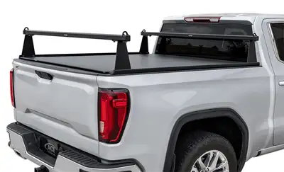 ACCESS ADARAC™ Aluminum M-Series Truck Bed Rack System; Matte Black Finish; Single Rail;