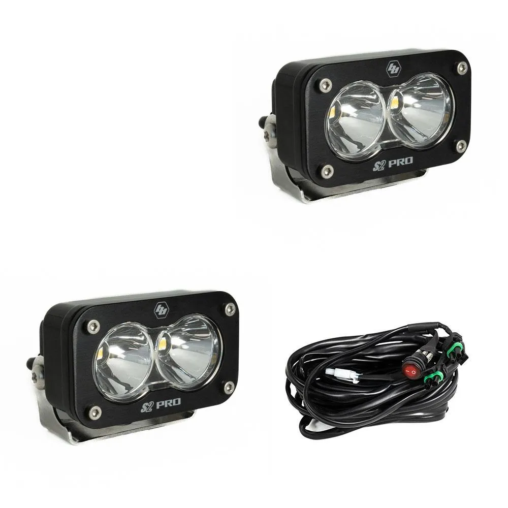 Baja Designs 487801 S2 Pro Black LED Auxiliary Light Pod Pair product image