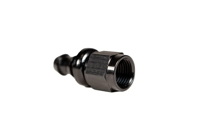 Fleece Performance -6 Straight to Hose Barb Black Anodized Fitting product image