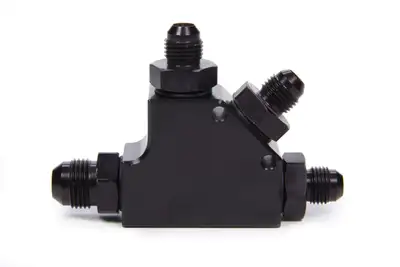 MPD Racing Fuel Block w/Fittings #8
