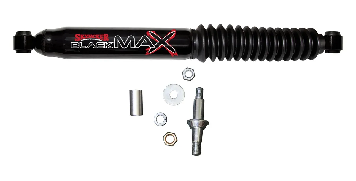 Steering Stabilizer Black Extended Length 20.62 Inch Collapsed Length 12.62 Inch Replacement Cylinder Only No Hardware Included Skyjacker product image