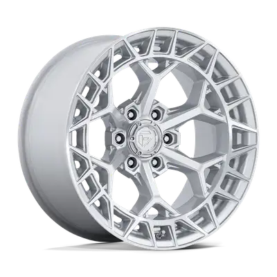 KMC Wheels Fuel Wheels | Charger | Gloss Silver w/ Machined Face