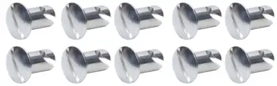 TI22 Performance Oval Head Dzus Buttons .550 Long 10 Pack