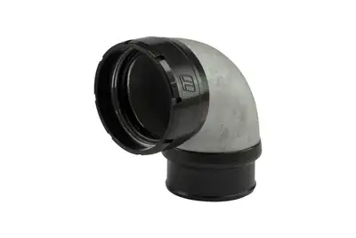 TurboSmart USA Turbosmart Turbo Adapter Compressor Outlet 2.50 to 90 Elbow Hose Barb 2.50 TS-199-3023