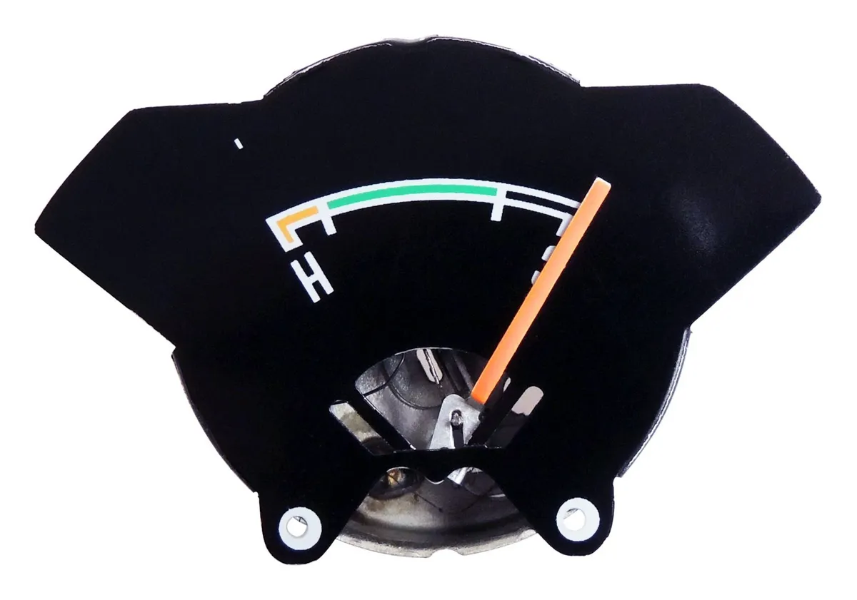 Crown Automotive Jeep Replacement J8126928 Temperature Gauge for 1976-1984 Jeep SJ, J-10, J-20, Black w/ Orange Needle product image