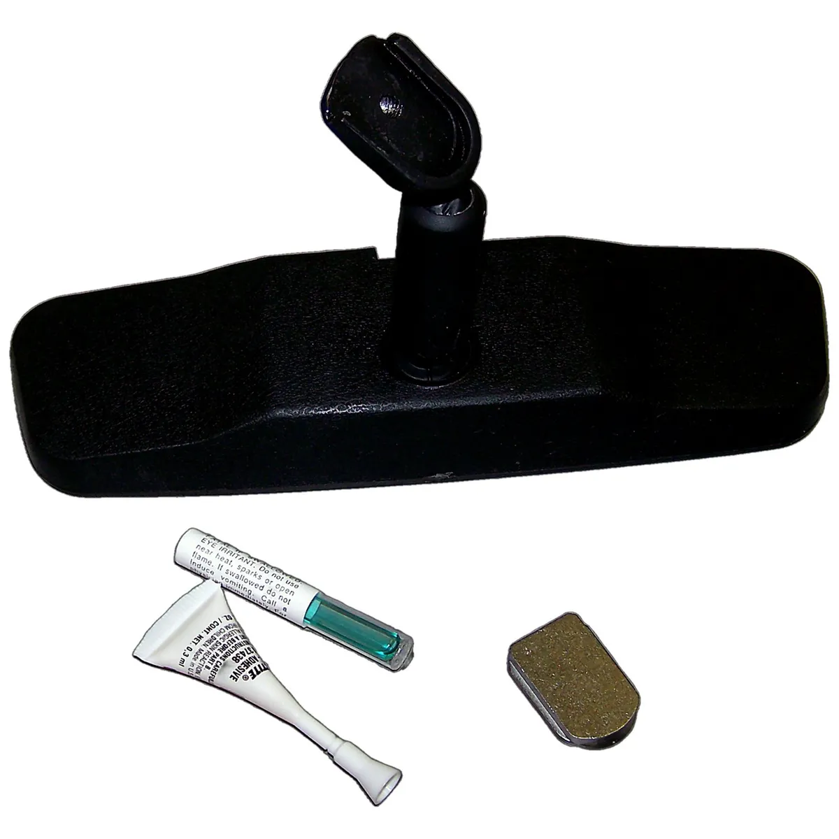 1955-1983 CJ-5 CJ 8-1/2in Rearview Mirror w/ button & adhesive 1976-1986 CJ-7 CJ 8-1/2in Rearview Mirror w/ button & adhesive 1981-1986 CJ-8 CJ 8-1/2in Rearview Mirror w/ button & adhesive 1987-1995 Wrangler YJ 8-1/2in Rearview Mirror w/ button & adhes product image