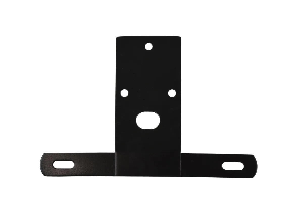 Jeep CJ License Plate Bracket 76-86 CJ Powdercoat Black Kentrol product image