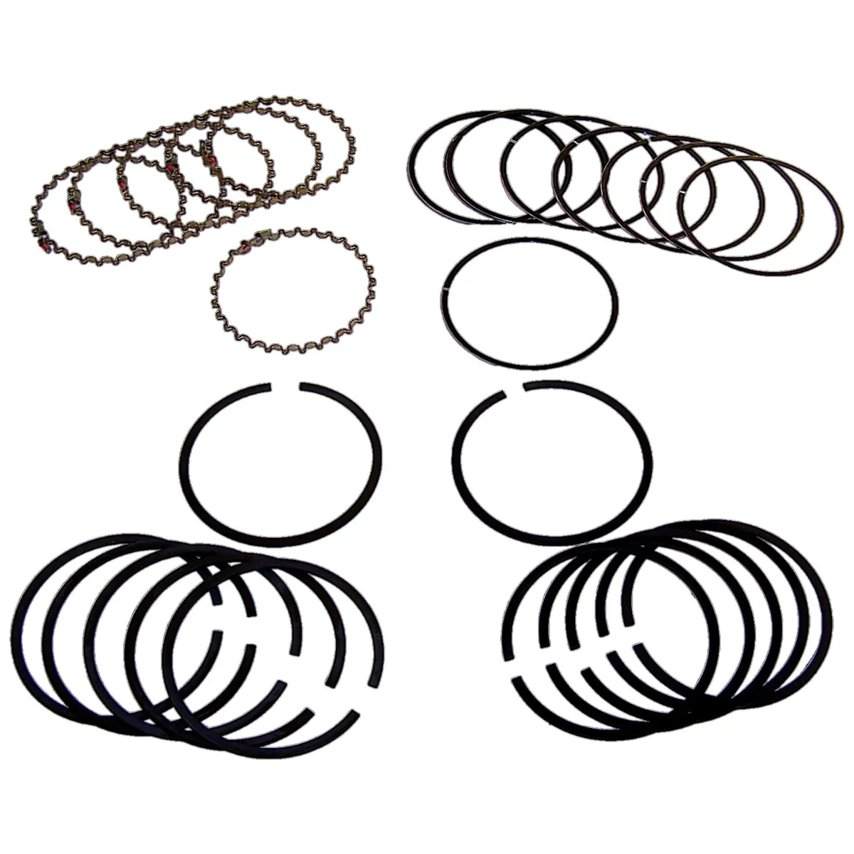 1987-1992 MJ Comanche;1987-1995 XJ Cherokee;1991-1995 YJ Wrangler;1993-1995 ZJ Grand Cherokee;w/ 4.0L Engine; Standard Size Piston Ring Set (for 6 Pistons) product image