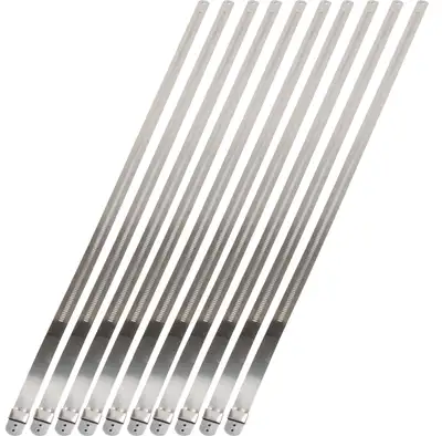 Design Engineering DEI 10213 Stainless-Steel Positive Locking Ties 12mm x 20 (10-Pack) 010213
