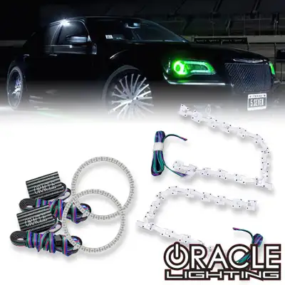 Oracle Lighting ORACLE Lighting 2011-2019 Chrysler 300C ColorSHIFT DRL Upgrade w/Halo Kit