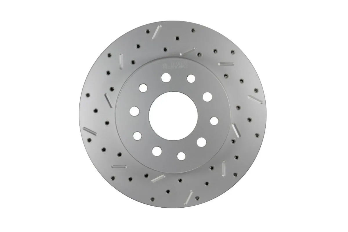Leed Brakes RC1004X Rear Disc Brake Kit with Drilled Rotors and Zinc Plated Calipers product image