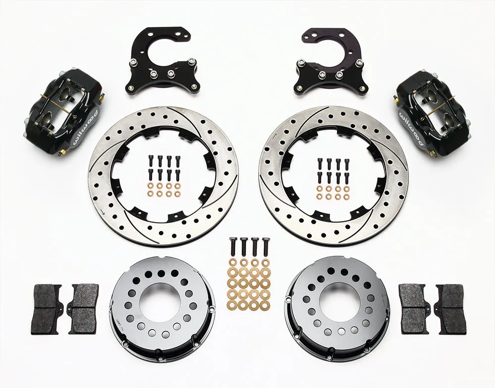 Wilwood FDLI PS Rear Kit Drilled Red Big Ford 2.54in Offset product image