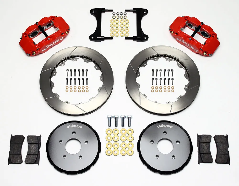 2007 - 2013 Infiniti, Nissan Forged Narrow Superlite 6R Big Brake Front Brake Kit (Hat) - 140-11583 product image