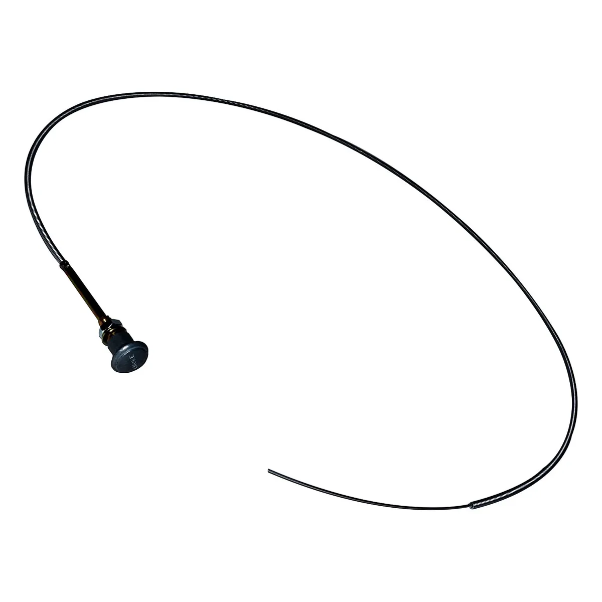 Unpainted Choke Cable Features Unpainted Knob W/ "choke" Engraved In It;includes Cable And Sheath product image