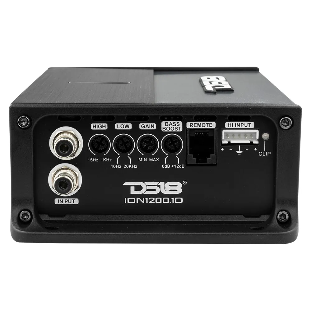 ION Compact Full Range 1 Channel Amplifier 1200 Watts RMS @ 1-Ohm product image
