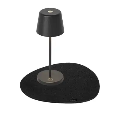 SILWY MAGNET Magnetic lamp MONACO BLACK including placemat
