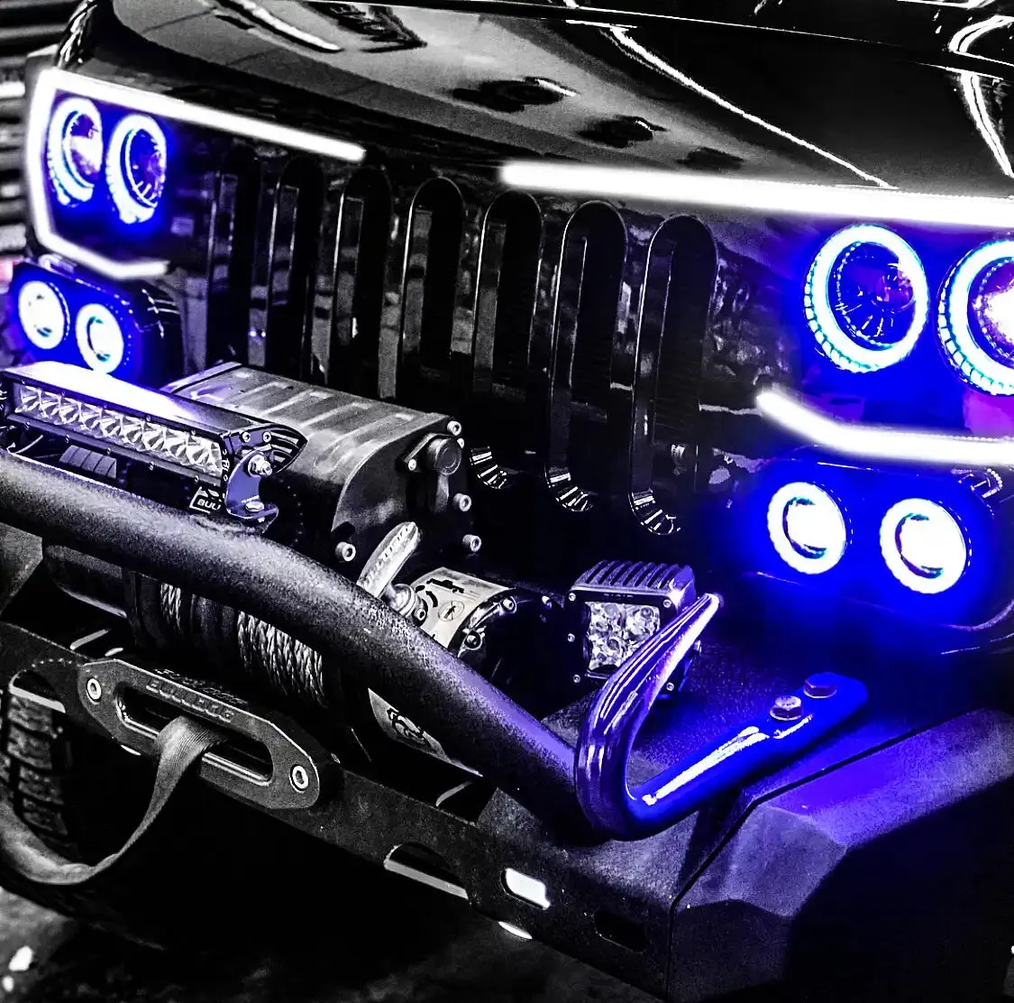 Oracle Lighting Vector Series Grill ColorSHIFT Halo LED Kit w/BC1 Controller - JT/JL/JK product image