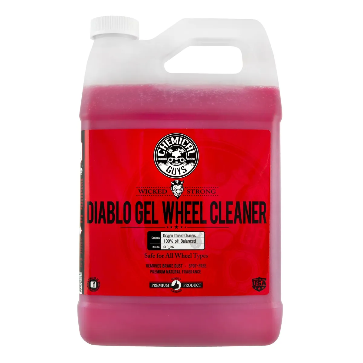 Diablo Gel Wheel & Rim Cleaner Concentrated Suspension Rim & Wheel Cleaner (1 Gal) product image