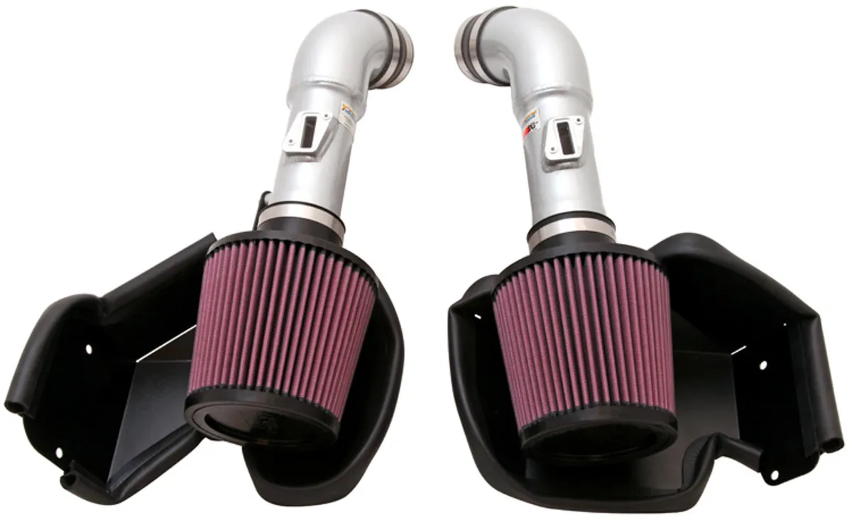 K&N Typhoon; Nissan/Infiniti 370z/G37, V6-3.7l, 09-14- Silver Performance Intake Kit