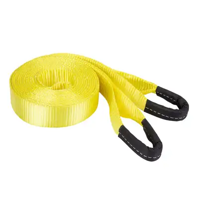 Winston Products - SmartStraps/CargoSmart/TowSmart 30ft 9000lb Tow Strap With Hooks 1 pk Yellow