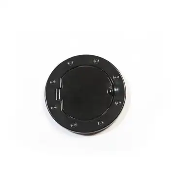 Rugged Ridge Rugged Ridge Non-Locking Black Aluminum Gas Cap Door - JK