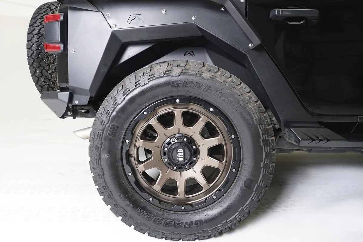 Inner Fender; 2 Stage Black Powder Coat; Rear; For PN[JL2001-B]; product image