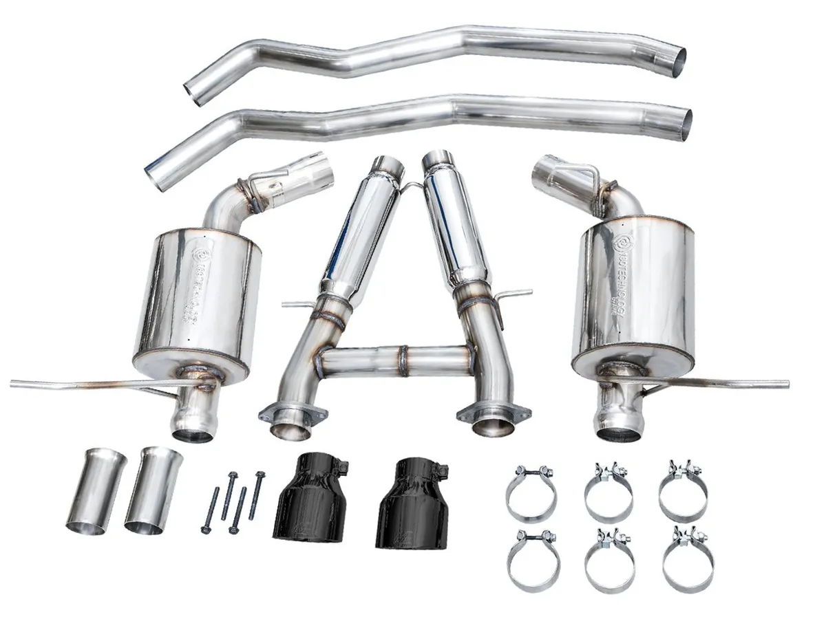 AWE Touring Edition Exhaust for Dodge Durango 6.4 / 6.2 SC - Chrome Silver Tips product image