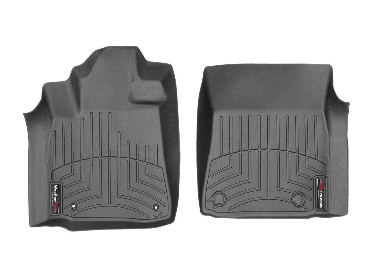 2007 - 2009 Toyota Tundra Black Front FloorLiner / 2007 - 2009 Toyota Tundra CrewMax Black Front FloorLiner / 2007 - 2009 Toyota Tundra Double Cab Black Front FloorLiner product image