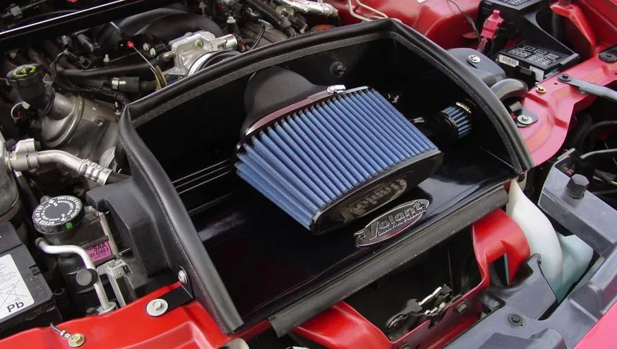 Cold Air Intake Kit; Incl. Open Element Filter Box/Air Duct/Pro5 Filter/Connectors/Clamps; product image