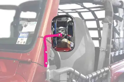 Steinjager Exterior Accessories 1997-2006 Mirrors A Pillar Hot Pink