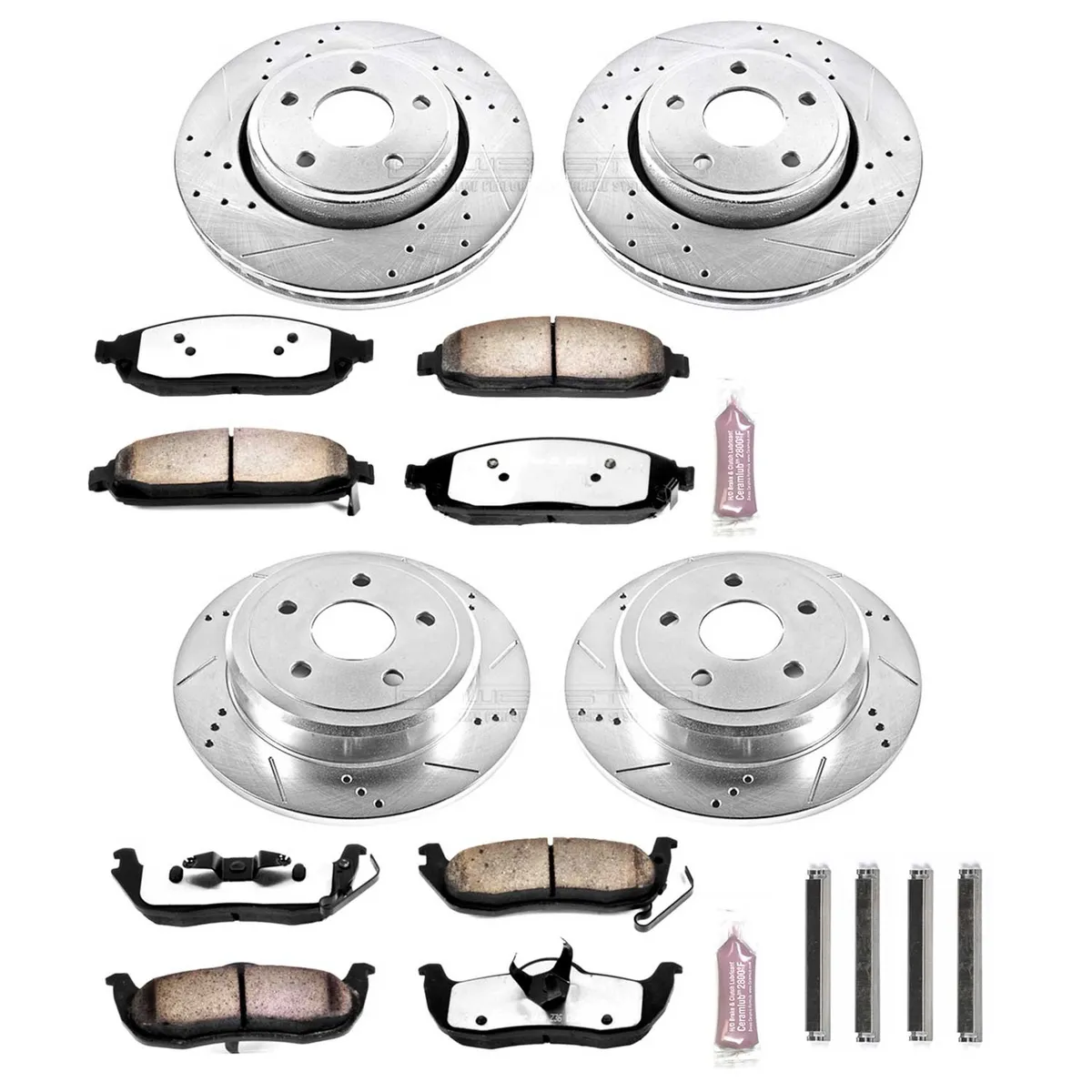 Z36 Truck/Tow Upgrade Kit: Drilled/Slotted Rotors; Carbon-Fiber Ceramic Pads W/Hardware product image