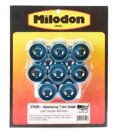 Milodon Spark Plug Tube Seals - Late Hemi