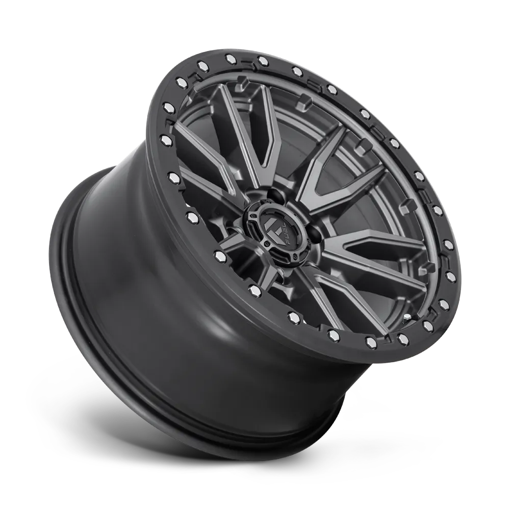 Fuel Wheels | Rebel | Matte Gunmetal Black Bead Ring product image
