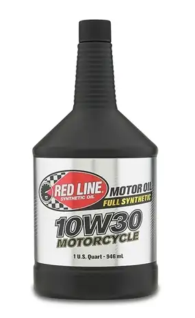 Red Line Oil 10W30 Motorcycle Oil Synthetic 1 Quart Red Line Oil