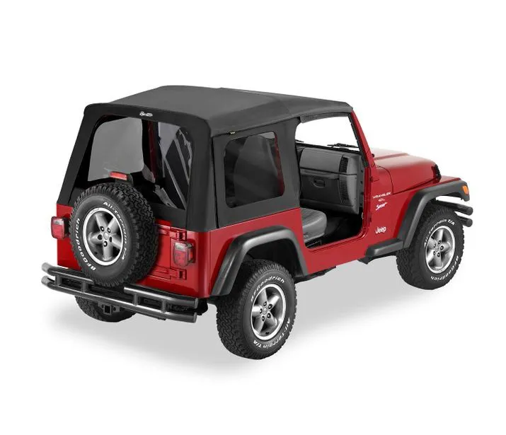 Black Denim Supertop Classic Skins Supertop Classic Replacement Skins, Tinted Windows Jeep 97-06 Wrangler; Req. Supertop hardware; no doors included.; Tinted side and rear windows product image