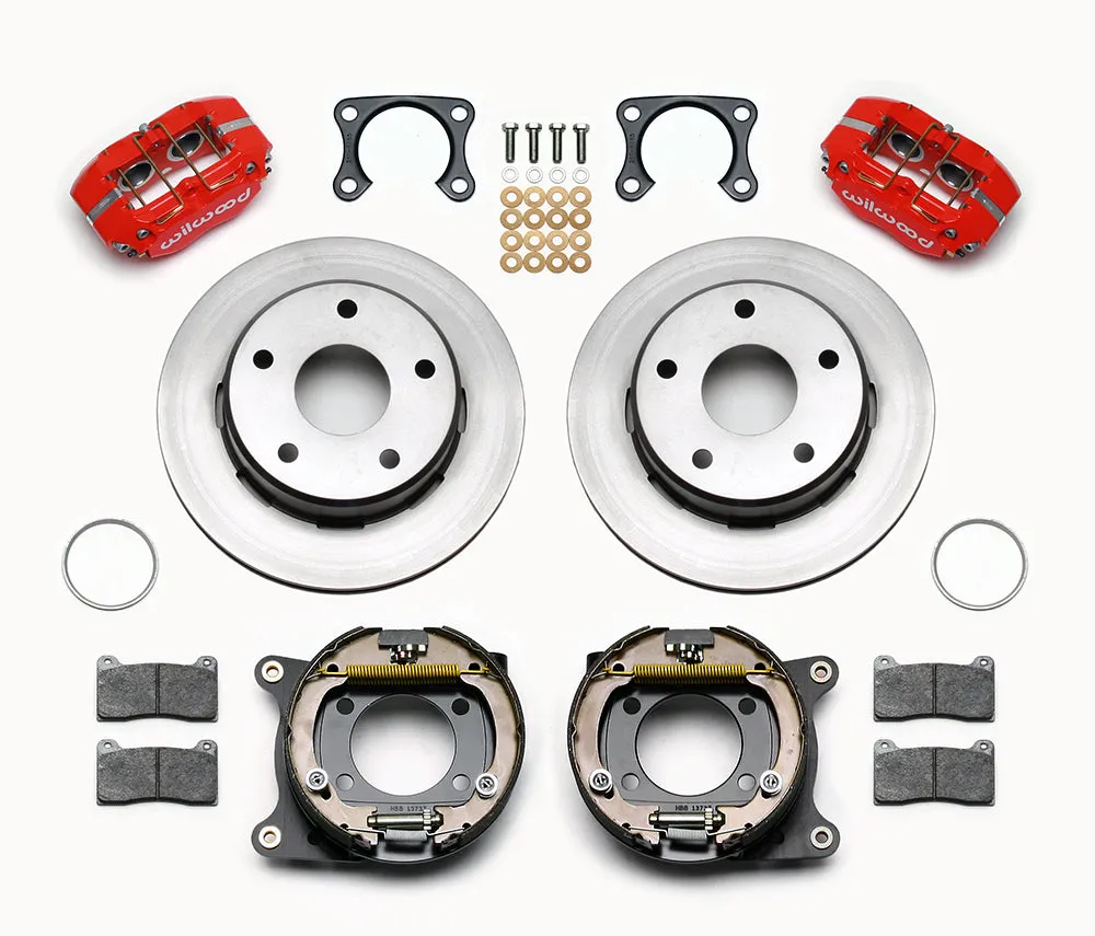 Wilwood DPL PS Park Brake Kit Red Big Ford 2.00in Off Bronco 5 x 5.50 product image