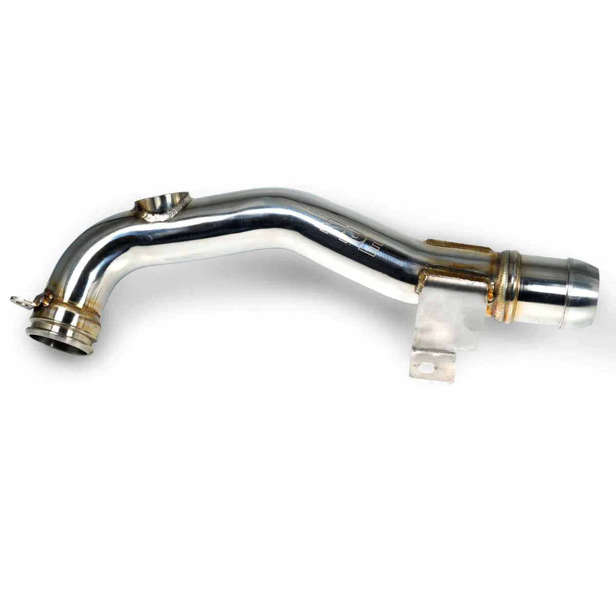 Pacific Performance Engineering 304 Stainless Steel Engine Coolant Return Pipe - 2006-2010 GM 6.6L Duramax LBZ LMM - Polished