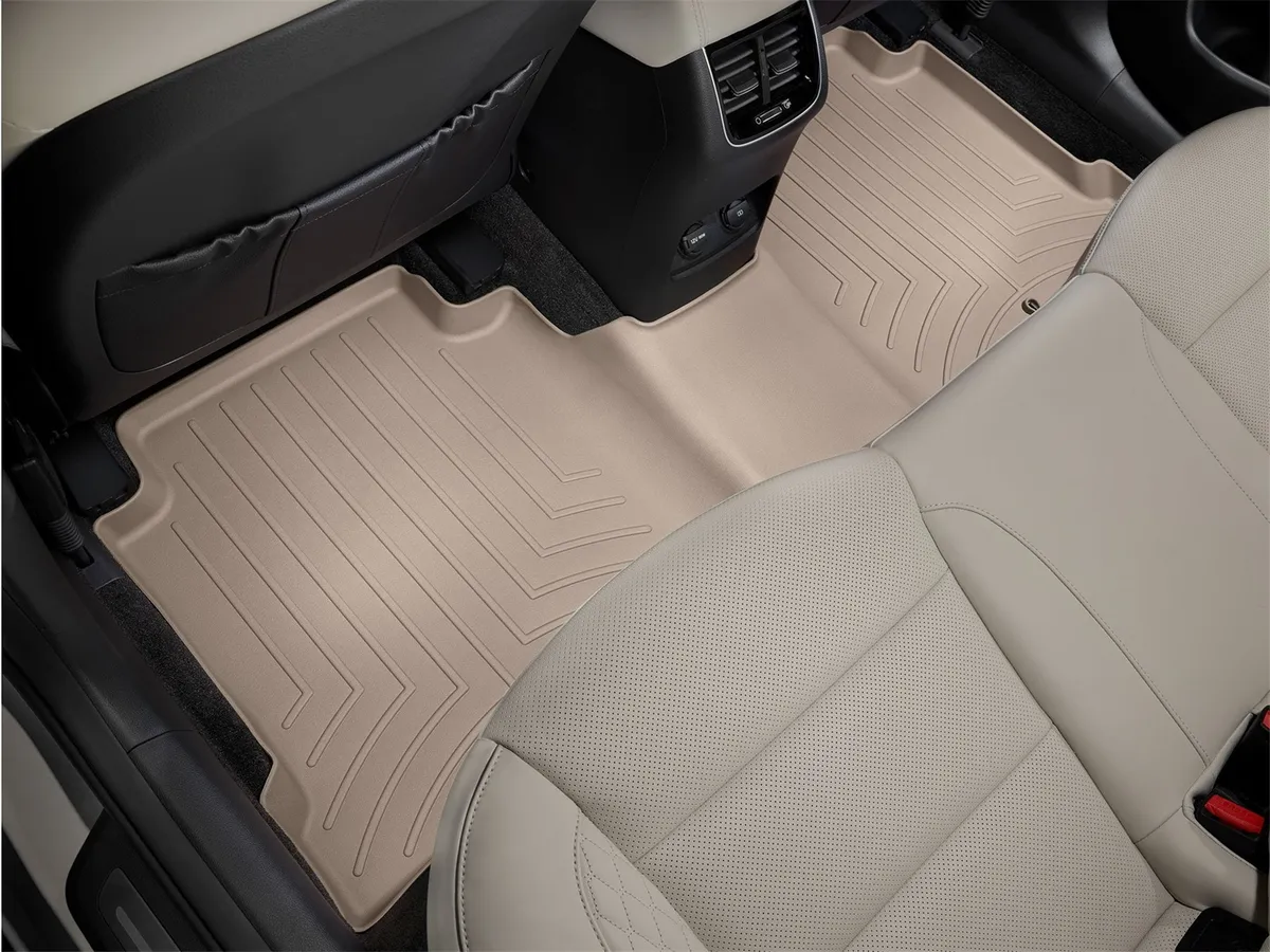 FloorLiner™ DigitalFit®; Tan; Rear; product image