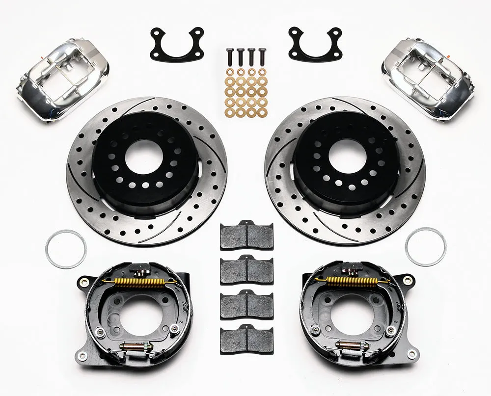 Wilwood FDLI PS Park Brake Kit Red Small Ford 2.50in Offset product image