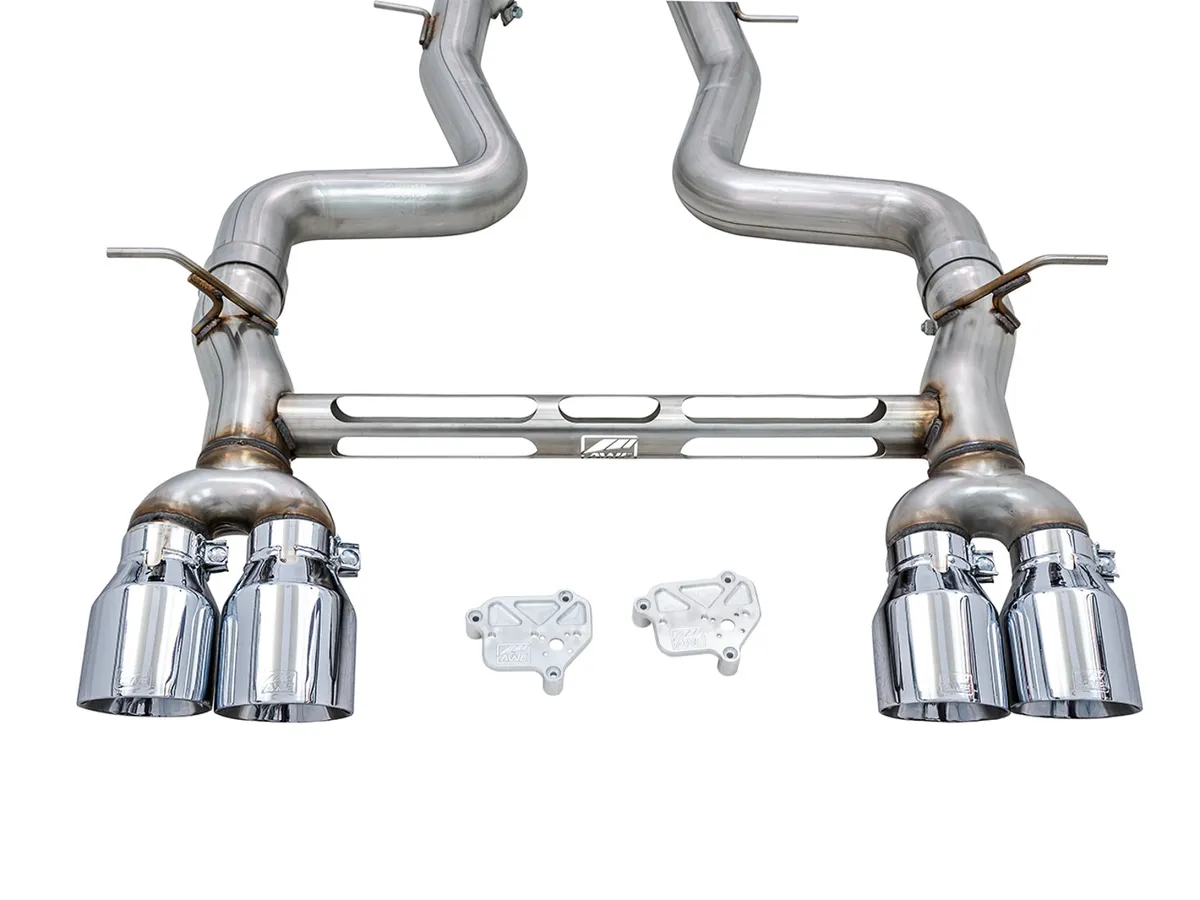 AWE SwitchPath™ Catback Exhaust for BMW F8X M3/M4 - Diamond Black product image