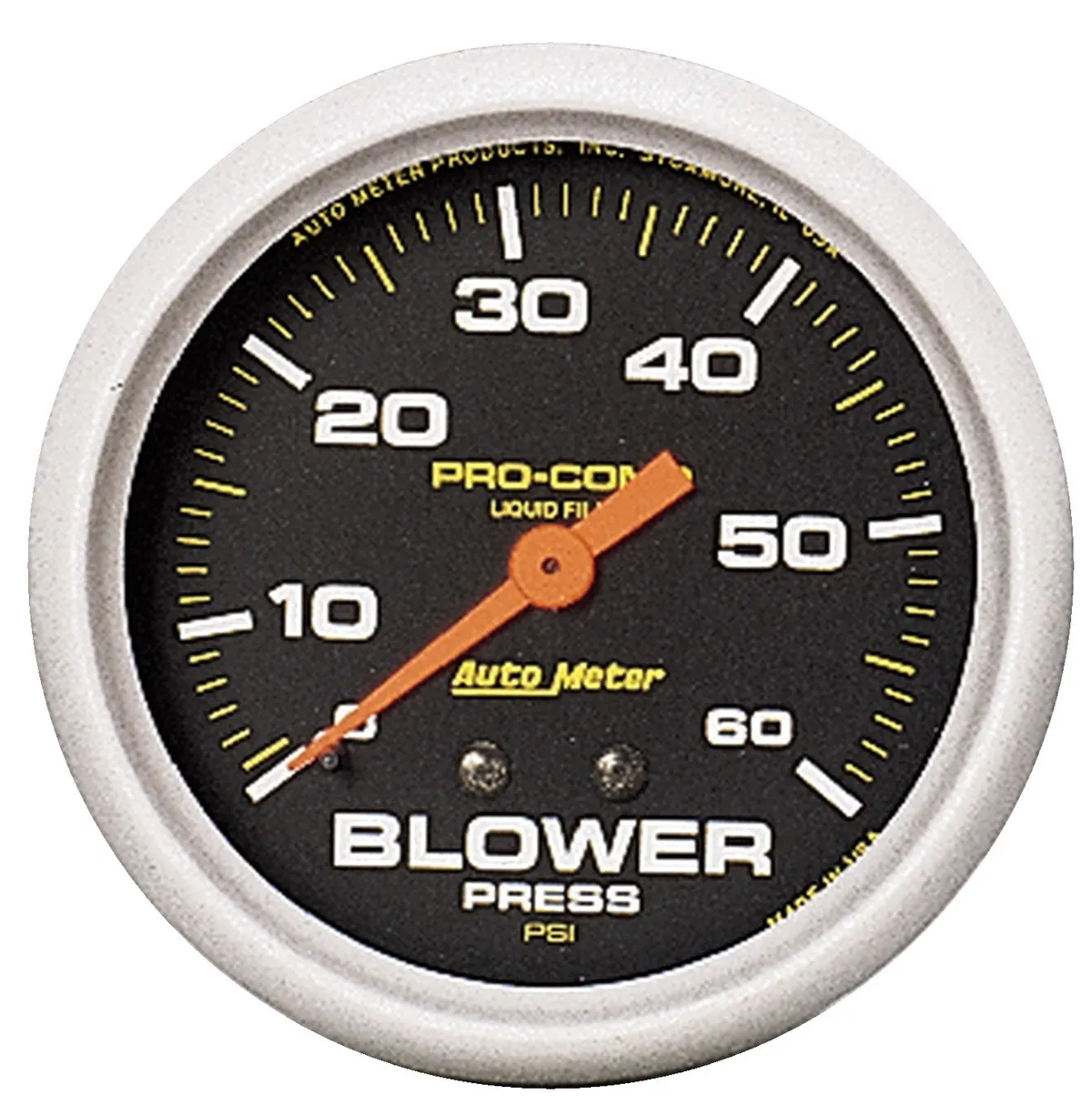 Gauge, Blower Press, 2 5/8", 60psi, Liquid Filled Mech, Pro-Comp product image