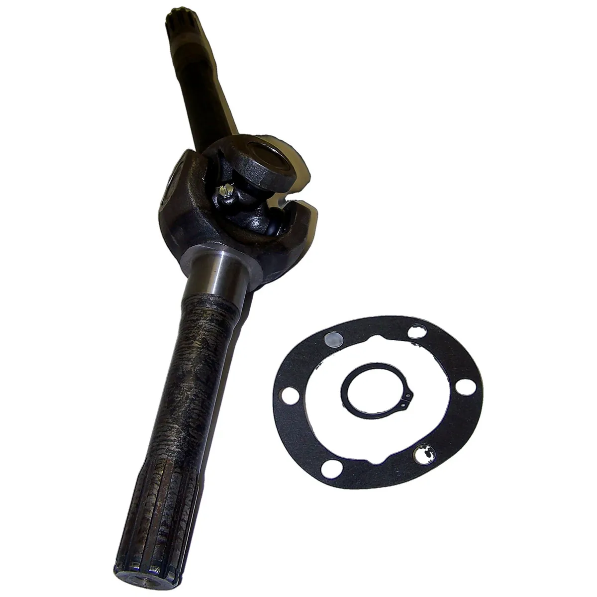 Axle Shaft Assembly 1941-1945 MB w/ Dana 25 Front Axle; 1945-1949 CJ-2A w/ Dana 25 Front Axle;1948-1953 CJ-3A w/ Dana 25 Front Axle;1953-1965 CJ-3B w/ Dana 25 Front Axle;1966-1968 CJ-3B w/ Dana 27 Front Axle;1955-1965 CJ-5, CJ-6 w/ Dana 25 Front Axle product image