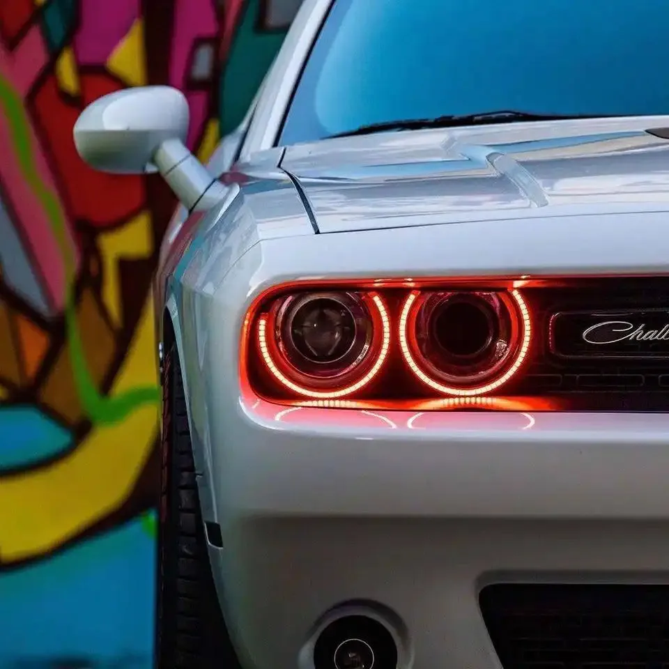 ORACLE Lighting 2015-2023 Dodge Challenger LED Surface Mount Headlight Halo Kit product image