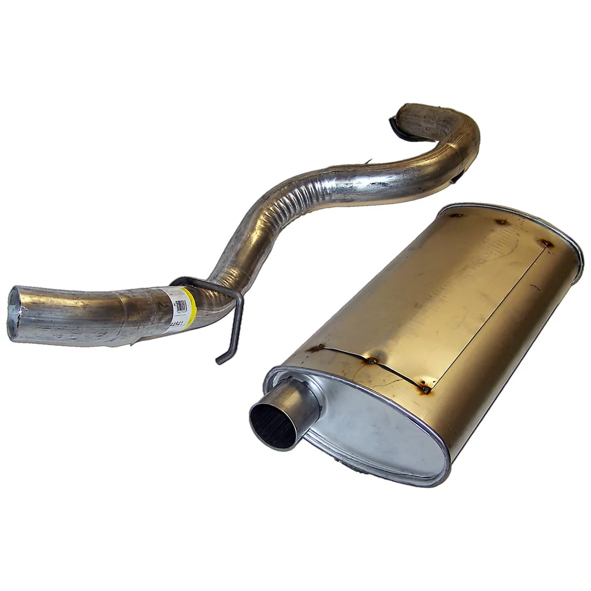 Crown Automotive Jeep Replacement 52019241AC Muffler & Tailpipe for Select 1997-2002 Jeep TJ Wrangler w/ 2.5L, 4.0L Engines product image